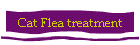Cat Flea treatment